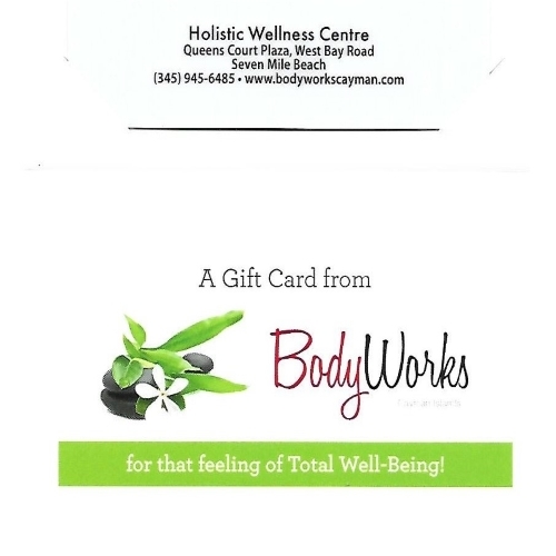 Body Works Gift Card Any Amount or Service! Cayman Resident