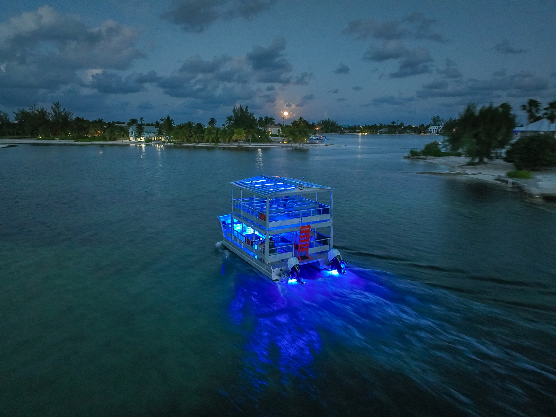 Gift Certificate Bioluminescent Electric Boat Tour Cayman Resident