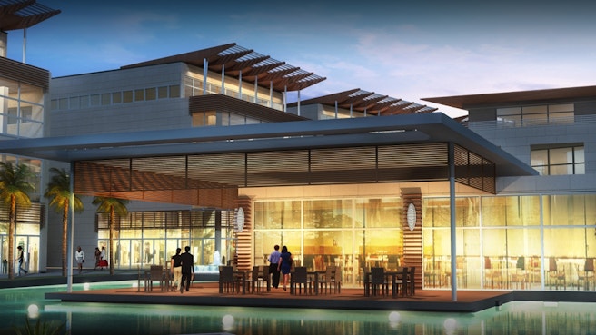 Cayman Enterprise City waterfront rendering