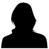 Female headshot in a black and white silhouette